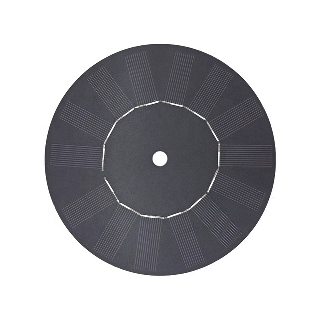 Photovoltaic Cells Round Circle Mini PV Solar Cell Circular 150mm 160mm 7v 200ma 1.4w Panel Solar for Water Pump Bird Fountains