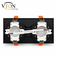 Spot LED encastré réglable pour plafond, forme ronde et carrée, 3W 5W 7W, lampe de plafond intérieure