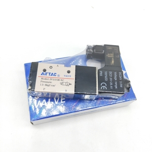 AirTAC-válvula de aire solenoide neumática, 3 y 2 vías, G1/8, 220V, CA, 24V, CC, 12V, CC, 3V110-06 - Product Image 4