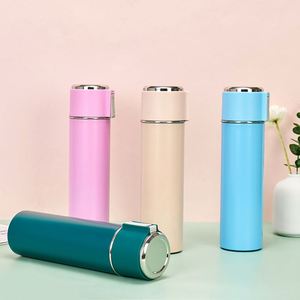 Clearance Sale Minimalist Stainless Steel Tumblers 4 Colors Pink Beige Blue Green Bulk Discounts Available - Product Image 1