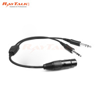 Le câble adaptateur de casque d'aviation Raytalk convertit le casque Airbus en GA