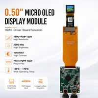 Module d'affichage OLED à base de silicium de 0,5 pouce, 1600*1200, micro-affichage OLED Si, entrée Micro HD MI, affichage monoculaire AR VR