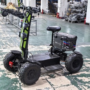 19inch 4X4 Mobility Off Road Scooter Tilt Full Suspension 4 Wheel All Terrain Snow Hunting Cart - Product Image 3