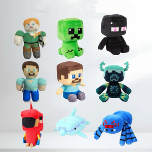 Juguetes de <span class=keywords><strong>Peluche</strong></span> Unisex de Alta Calidad, Regalo de Cumpleaños, Súper Suaves, de Algodón PP y Malla, Dragón Ender, <span class=keywords><strong>Creeper</strong></span>, Zombie, Coolie - Product Image 3