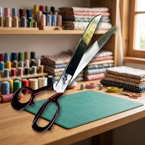 ASAP Professional Heavy-Duty Red Customized <b>Sewing</b> <b>Scissors</b> Stainless Steel Zinc Alloy Handle Thick Dressmaker's Fabric Tailor's - Product Image 2