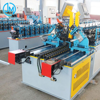 Máquina perfiladora de ángulos de hierro hidráulica JM Fast Track para techos y paneles de yeso, con control PLC y ahorro de energía