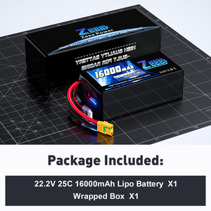 Zeee FPV 무인 항공기 배터리 6S 16000mAh 25C 22.2V UAV 배터리 <span class=keywords><strong>RC</strong></span> 쿼드콥터 비행기 헬리콥터 자동차 트럭 - Product Image 5