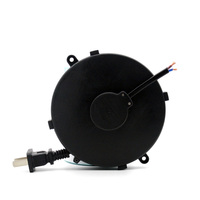 Mella SJTW 2-Pin-Stecker Flachkabel Elektrische Einziehbare Stromkabelrolle für Unterhaltungselektronik & Haushaltsgeräte 1,5m/1,8m/2m