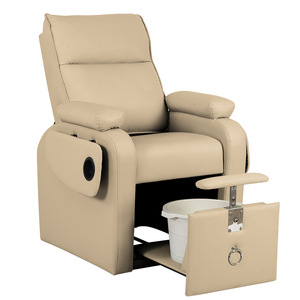 Sillón de Pedicura Ajustable con Hidroterapia, Sofá Reclinable para Manicura, Sistema de Jets sin Tuberías, Lámpara LED de 7 Colores para Spa y Salón - Product Image 3