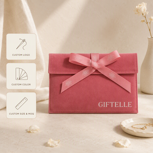 Busta in Velluto Colorato di Alta Qualità per Bomboniere, Confezione Regalo per Feste, Sacchetto Porta Gioielli, Profumi e Cosmetici - Product Image 4