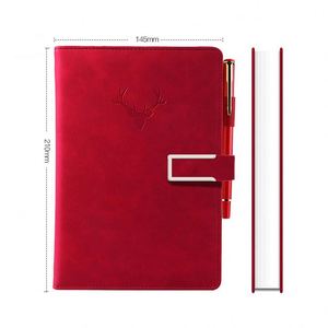 Agenda Diaria Personalizada al por Mayor, Diario de Tapa Dura A5, Cuaderno de Cuero PU Promocional - Product Image 1