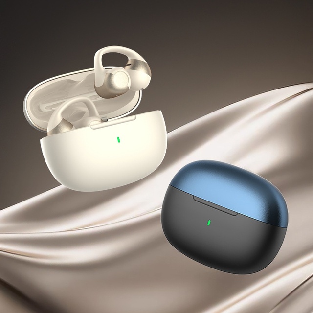 Bluetooth 5.4 Over Ear Headphones Wireless Gaming Earbuds HiFi Stereo Earphones 13mm Driver Type-C Charging Case Low Latency