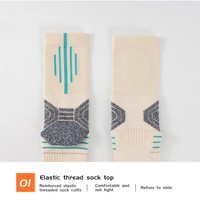 Chaussettes de basketball personnalisées pour jeunes équipes d'élite, automne, épaisses, à fond éponge, antidérapantes, tricotées, en Spandex/Polyester/Coton, séchage rapide