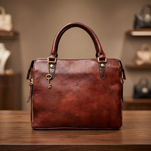 Super Selling Lady Genuine Cow Leather Luxury Fashion Clutch Thermal Waterproof Lightweight Zipper Closure Two Handles Waist - Product Image 2