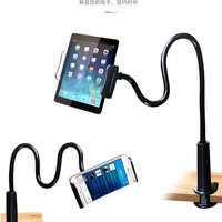 Nouveaux accessoires pour téléphones portables, support de téléphone intelligent flexible rotatif pour lit, support de téléphone paresseux à long bras