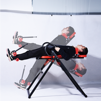 Tables d'inversion robustes avec logo personnalisé, appui-tête réglable et ceinture de protection – Machine d'étirement dorsal
