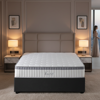 Matelas Hybride Grand Format Écologique Haut de Gamme à Ressorts Ensachés en Latex Naturel Moderne pour Maison et Hôtel