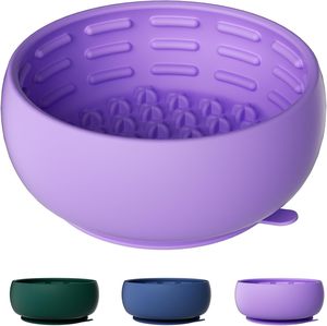 Nouvelle gamelle anti-glouton pour chien en silicone avec logo personnalisé et ventouse - Product Image 6