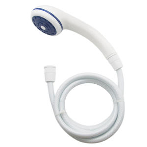 Ensemble de douche électrique avec pomme de douche manuelle en plastique, accessoires de salle de bain - Product Image 1