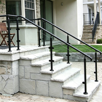 Fabricant de villas modernes, système de balustrade en verre et acier inoxydable résistant aux intempéries, sur mesure, OEM, pour escalier, balcon, usage extérieur