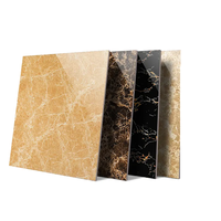 Carreaux de céramique 60x60 poli émaillé porcelanto marbre blanc moucheté carreaux de sol en céramique aspect dalle matériau