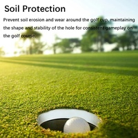 Anneaux de coupes de golf en plastique légers pour l'entraînement au putting sur le green et en extérieur – Fourniture directe usine