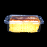 Boîte en plastique à nom unique, boulangerie, biscuits, cupcakes, emballage à emporter, thermoplastique de qualité alimentaire, jetable