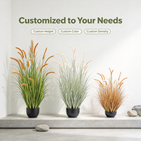 Herbe d'oignon artificielle légère et ondulée pour l'automne, 90 cm, plante d'allium artificielle en pot pour salon bohème, décoration nordique pour la maison