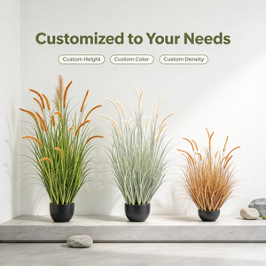 Hierba Artificial de Cebolla Arqueada de Otoño, 90 cm, Planta Artificial de Allium en Maceta para Decoración Nórdica de Sala de Estar Estilo Boho - Product Image 3