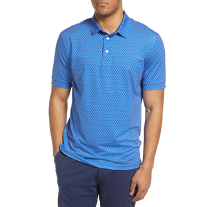 Polos de Golf para Hombre al por Mayor, Personalizados con Logotipo, de Algodón y Elastano, Tejido de Punto, Estampado Versa, Elásticos, Transpirables y de Secado Rápido - Product Image 1