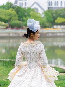 QQWZ196 Ecoparty Gotische Rococo Avondjurk Re-enactment Victoriaanse Jurk Gala-jurk & Hoed Theater Vrouwenkleding - Product Image 4