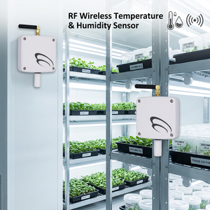 เซ็นเซอร์วัดอุณหภูมิและความชื้นแบบไร้สาย RF พร้อมการควบคุมผ่านแอปอัจฉริยะและอินเทอร์เฟซอีเธอร์เน็ตสำหรับการตรวจสอบเทอร์โมไฮโกรมิเตอร์ - Product Image 1