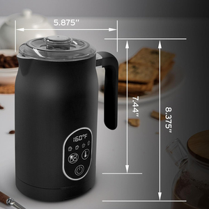 Latte Chocolat Chaud Café 4 en 1 Lait Électrique Vapeur Équipement De Poche Espresso Mousse Réchauffeur Stand Mousseur À Lait - Product Image 4