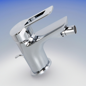Mezclador de bidé monomando cromado serie 4 con herramienta de torneado de palanca abierta - Product Image 4