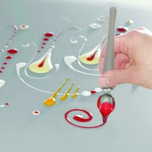 Cuchara de Decoración para Chefs, Herramienta para Decorar Sushi, Diseñar Platos con Salsas, Aderezos, Postres, Repostería, Gastronomía, Cuchara para Café - Product Image 2