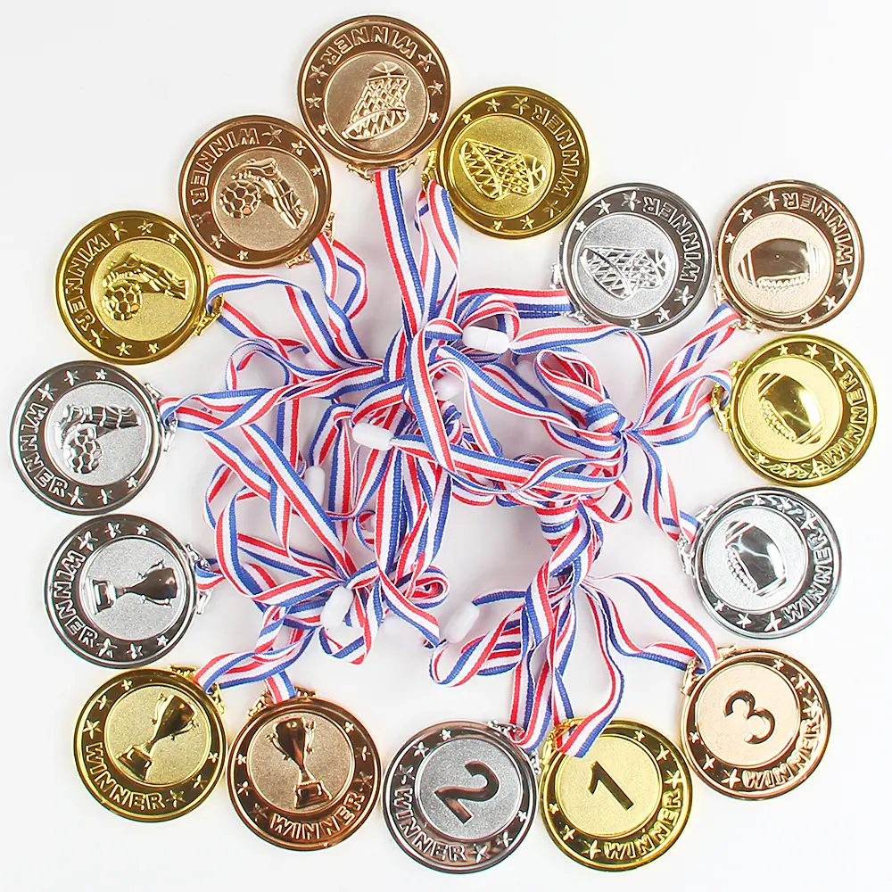 Manufacturers Wholesale Metal Craft Electroplating Sports Medals Running Blank Gold Silver And Copper Medals