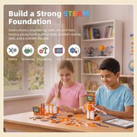 Kit de Modelo de IA de Gran Escala DaDa:bit, Kit de Bloques de Construcción Programables con Micro:bit y Módulo de Visión IA, Compatible con Expansión de Sensores