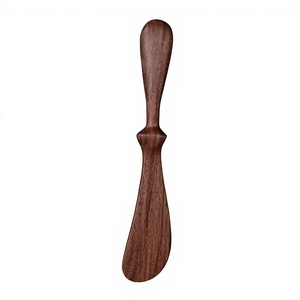 Juego de Cuchillos para Queso Modernos de Madera, Minimalistas y Ecológicos, con Acabado Espejo, para Servir Mantequilla en Mesa de Boda - Product Image 3