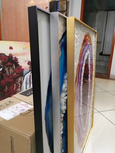 Le donne moderne <span class=keywords><strong>su</strong></span> ordinazione di modo stampano l'arte della parete per i dipinti moderni della porcellana di cristallo di <span class=keywords><strong>vetro</strong></span> <span class=keywords><strong>temperato</strong></span> della parete del salone - Product Image 6