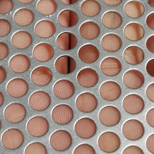 Pannello forato in alluminio 4x8 in acciaio inox perforato foglio decorativo forato in lamiera maglia metallica perforata - Product Image 2