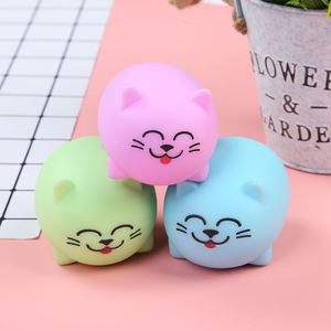 XTQ Aiti mainan stres Pva mainan kucing gemuk pabrik produk penjualan langsung penjual panas - Product Image 1