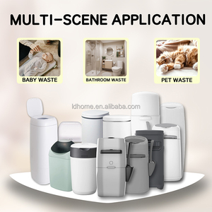 Tùy chỉnh cánh tay và búa tã Thùng nạp hoa oải hương thơm tã Túi Refill giữ lên đến 280 tã tã tã túi rác - Product Image 6