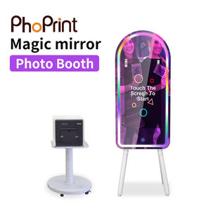 Pho print Light Weight Mirror Stand Fenster 10 I5 Board Mirror Photo Booth Maschine für die Hochzeit - Product Image 6