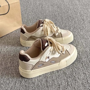 <span class=keywords><strong>Sneakers</strong></span> Casual Retrò da <span class=keywords><strong>Donna</strong></span> 2025 Nuova Collezione Primavera Autunno con Suola Spessa <span class=keywords><strong>Bianche</strong></span> Versatili Traspiranti Antiscivolo per Studentesse - Product Image 3