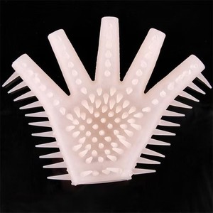 Guantes de silicona de alta calidad para masaje genital femenino, guantes de dientes de lobo para masturbación, guantes sexuales de silicona para juegos SM, juguetes sexuales para adultos. - Product Image 6