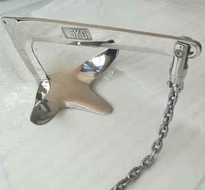 Shenghui 3KG 5KG 7.5KG 10KG 15KG 20KG Certifié CE Bruce Ancres Miroir 316 Acier Inoxydable Voilier Yacht Ancre - Product Image 4