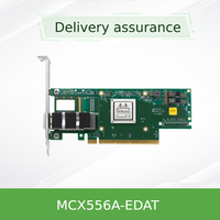 Interface réseau filaire Ethernet Mellanox MCX556A-ECAT, connexion interne X-5 Ex VPI EDR IB 100G, double port PCI Express