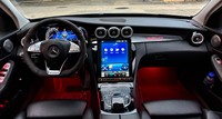 Pour Benz GLC 2016-2022 Écran tactile Android à effet cascade Navigation GPS Multimédia automobile Stéréo CarPlay sans fil Écran partagé