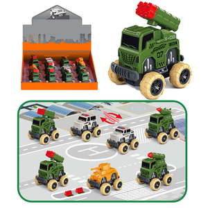 Mini modèle de simulation basé sur le frottement de voiture jouet pour le véhicule tout-terrain d'excavatrice militaire de lutte contre les incendies - Product Image 5