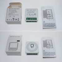 Automatisation de la maison intelligente, mini disjoncteur intelligent Wifi 16A, interrupteur DIY, prise en charge du contrôle bidirectionnel, module d'interrupteur intelligent Wifi Tuya
